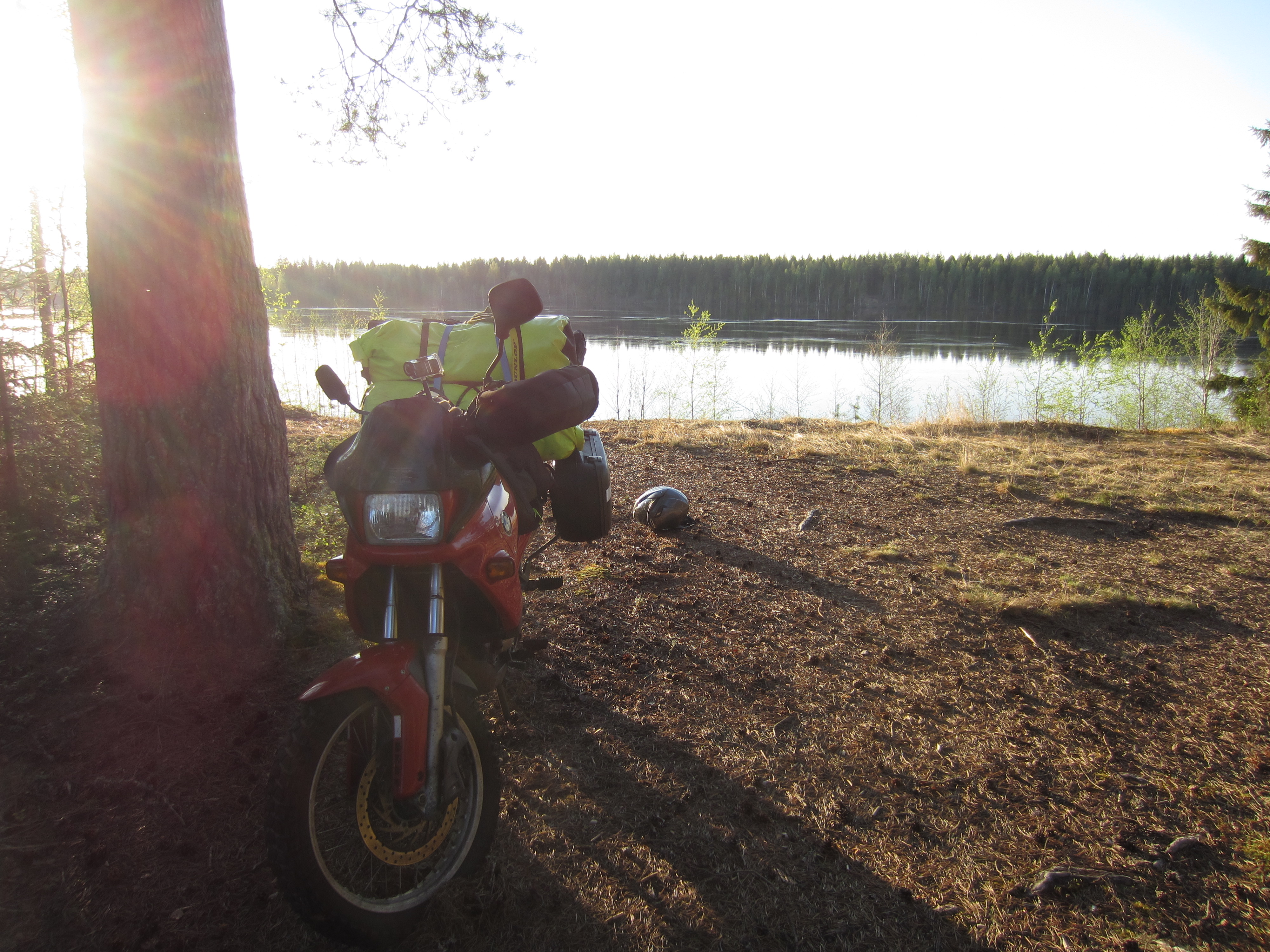 Sleeping place at river Kemijoki